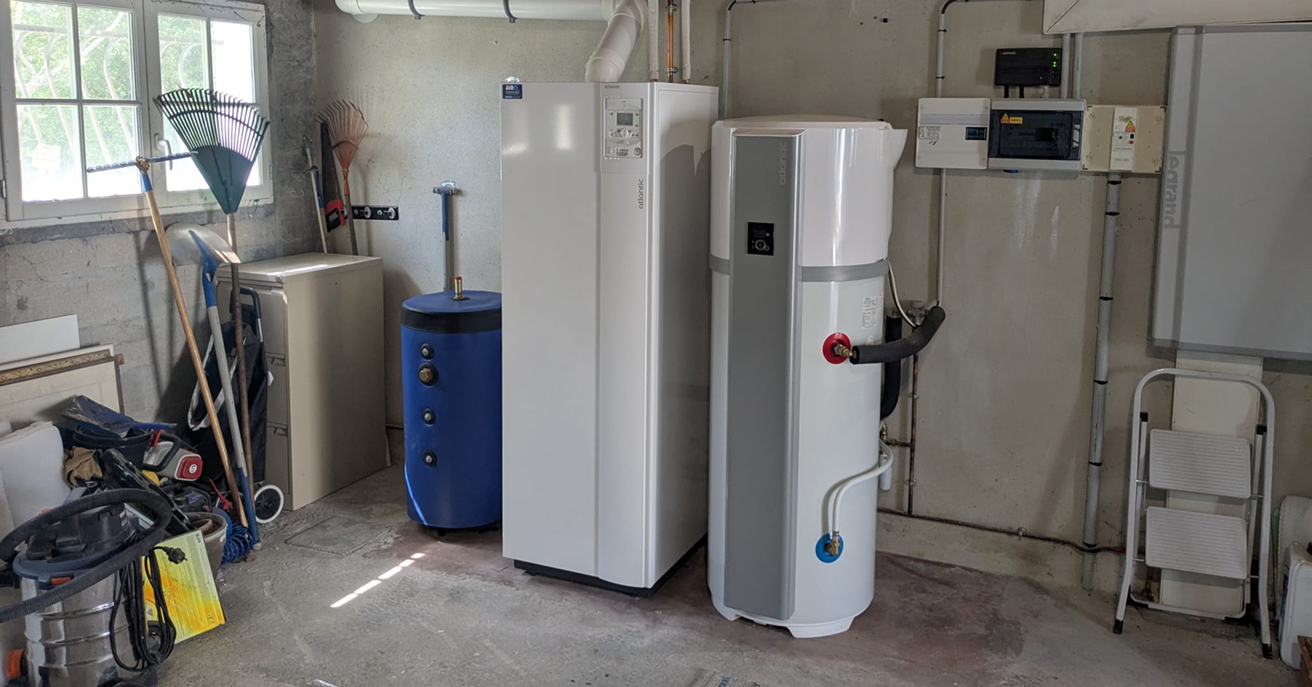 Installation d'une PAC air-eau et d'un ballon thermodynamique