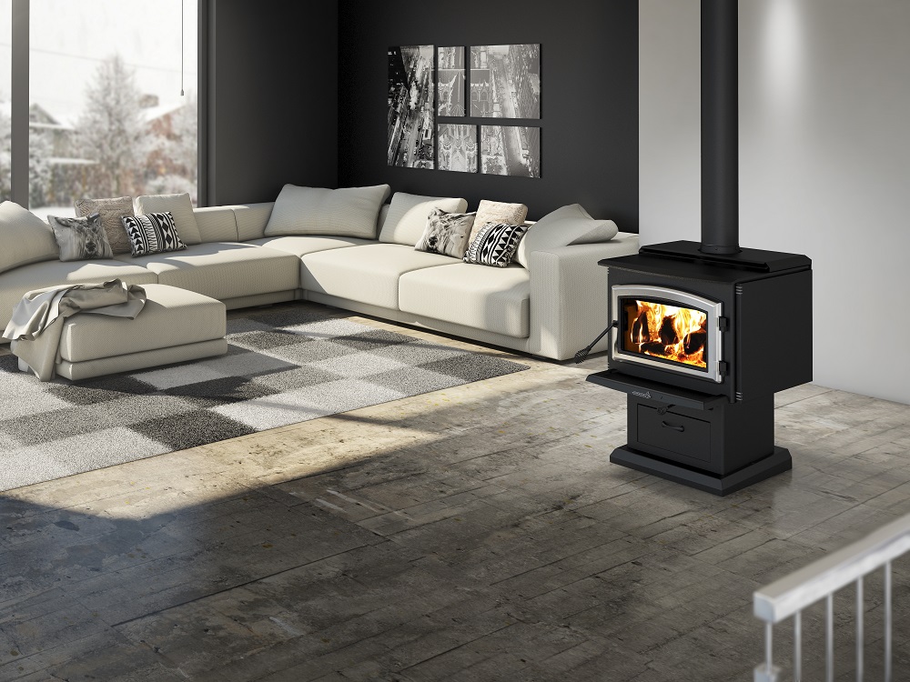 Poêle à bois, Solution 2.3, de marque Enerzone