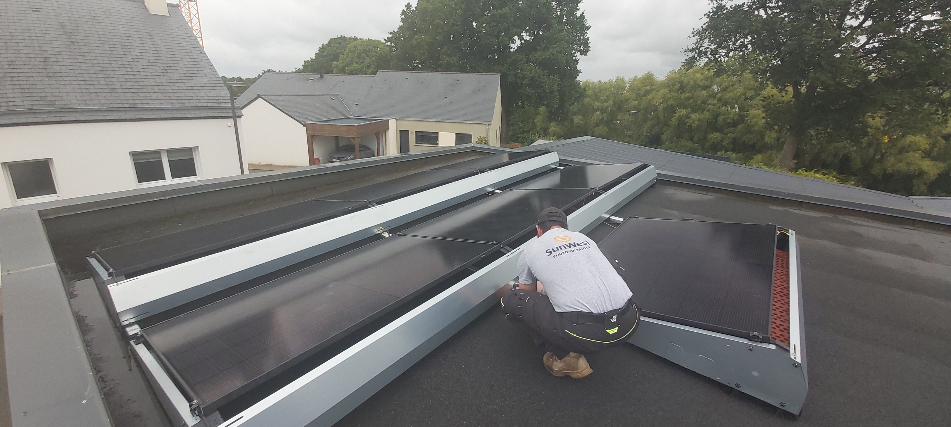 Installation 3kWc avec autoconsommation et stockage virtuel à Fougères (35)