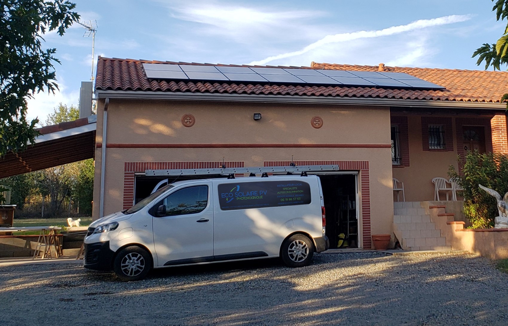 Installation photovoltaïque Poucharramet