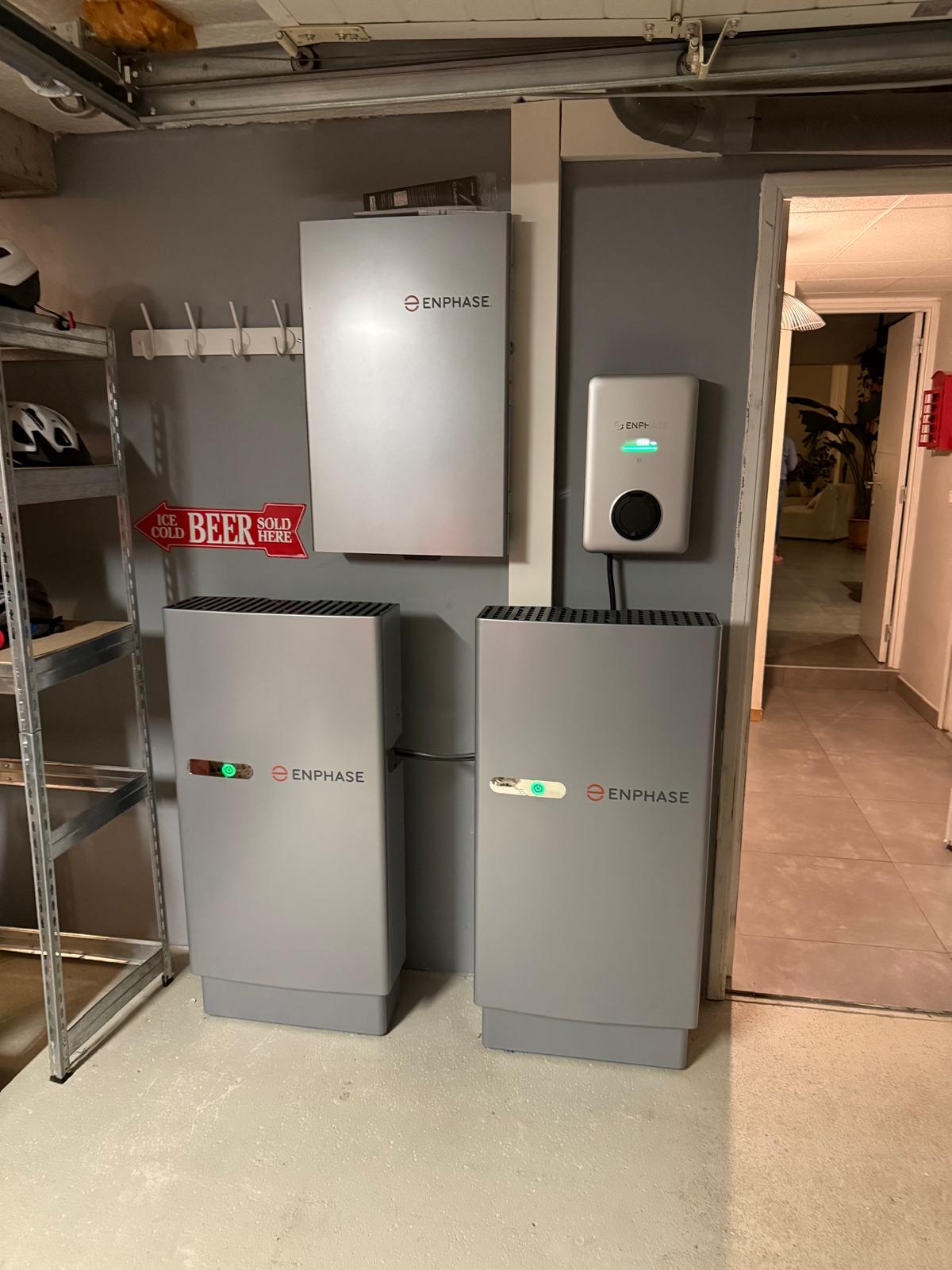 Batteries enphase avec backup hors resseau