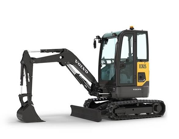 volvo find compact excavator ecr25 electri