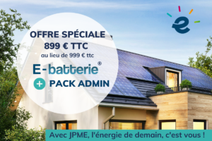 Energie solaire JPME e-batterie pack admin