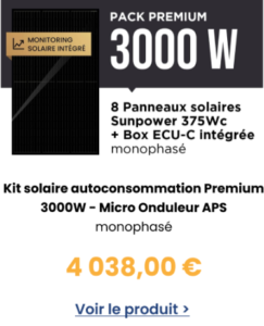kit solaire pack premium