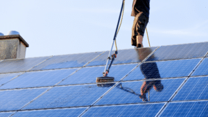 nettoyage des panneaux solaires