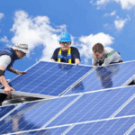 location toiture panneaux solaires