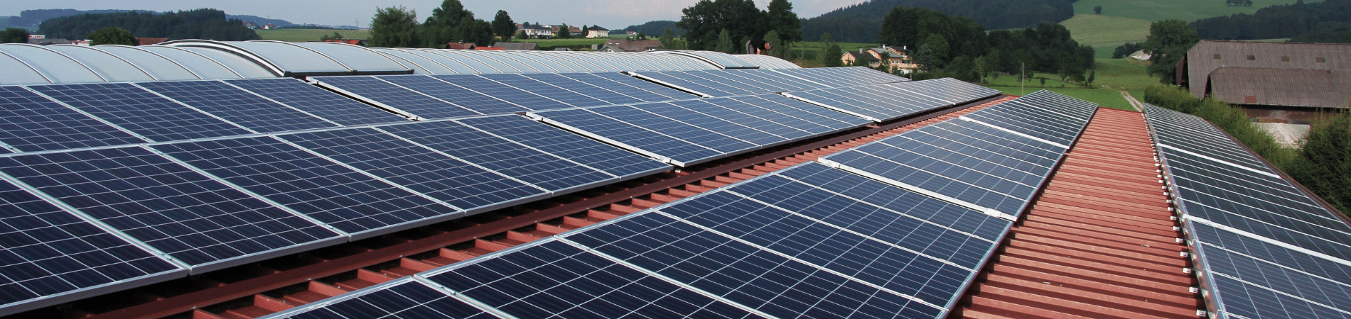 Location de toiture pour des panneaux solaires