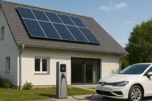 borne de recharge solaire