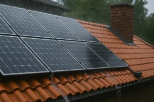 fuite d'eau panneau solaire