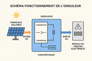 schéma onduleur photovoltaique fonctionnement