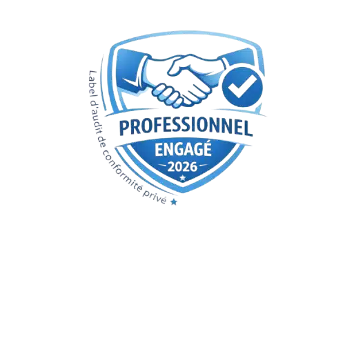 Logo Le label “Professionnel engagé”
